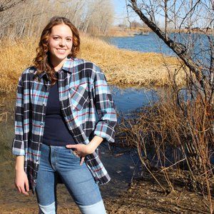 Colorado Blue and Yellow Flannel